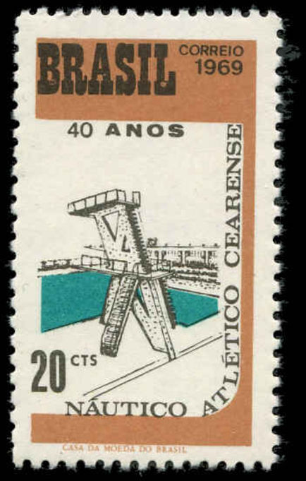Brazil 1969 Cearense Water Sports Club unmounted mint