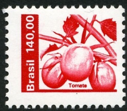 Brazil 1982 140cr Tomatoes unmounted mint.