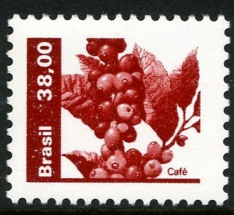 Brazil 1982 38cr Arabica coffee beans definative unmounted mint.