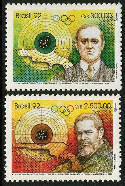 Brazil 1992 Olympics set unmounted mint.