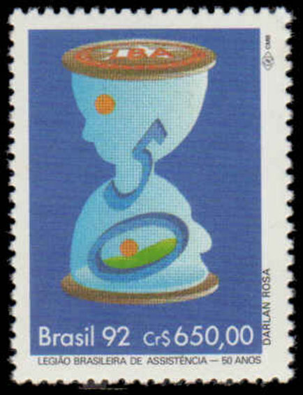 Brazil 1992 Legion df Assistance unmounted mint.