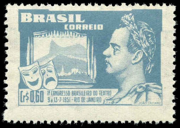 Brazil 1951 Brazilian Theatrical Congress unmounted mint.