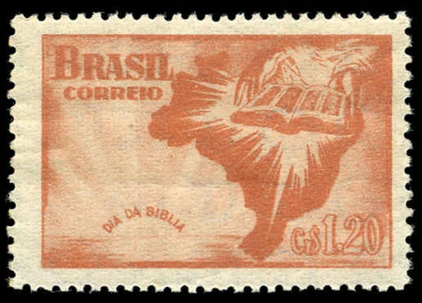 Brazil 1951 Bible Day unmounted mint.