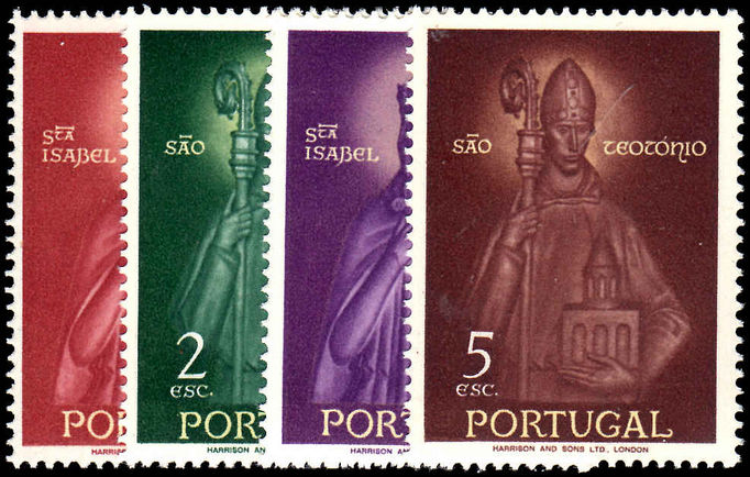 Portugal 1958 St. Elizabeth and St. Teotonio unmounted mint.