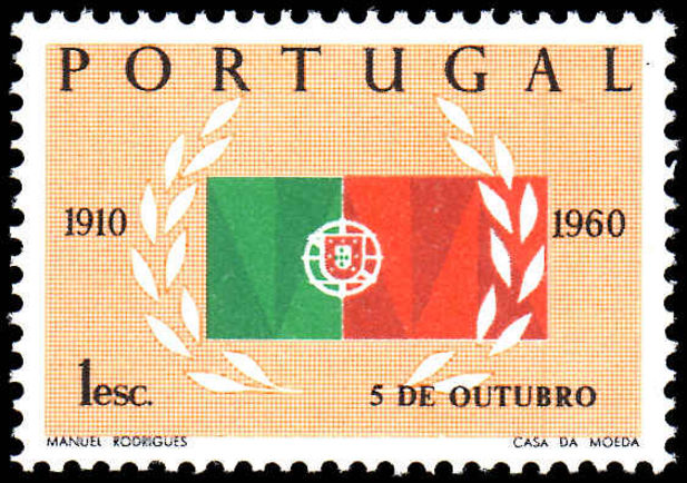Portugal 1960 50th Anniv of Republic unmounted mint.