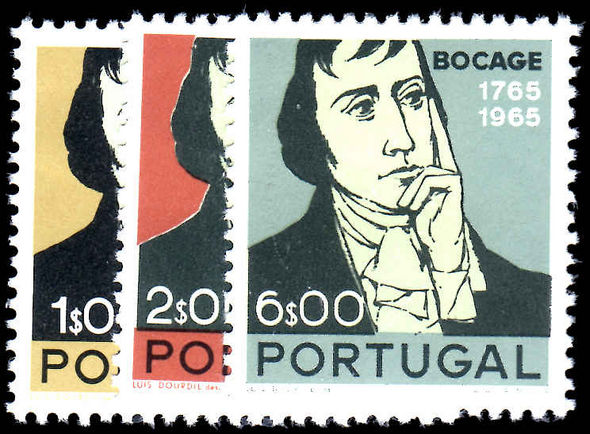 Portugal 1966 Manuel M. B. du Bocage unmounted mint.