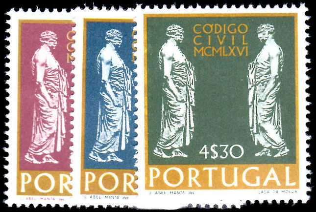 Portugal 1967 New Civil Law Code unmounted mint.