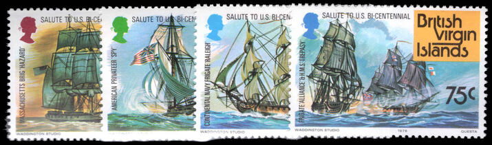 British Virgin Islands 1976 Bicentenary of American Revolution unmounted mint.