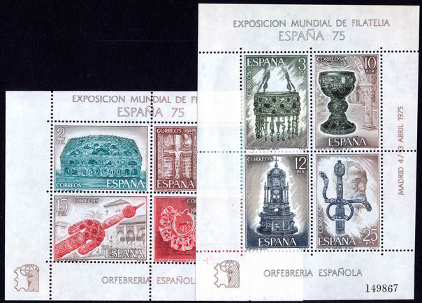 Spain 1975 Espana 75 souvenir sheet unmounted mint.