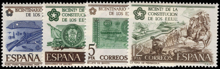 Spain 1976 American Revolution unmounted mint.