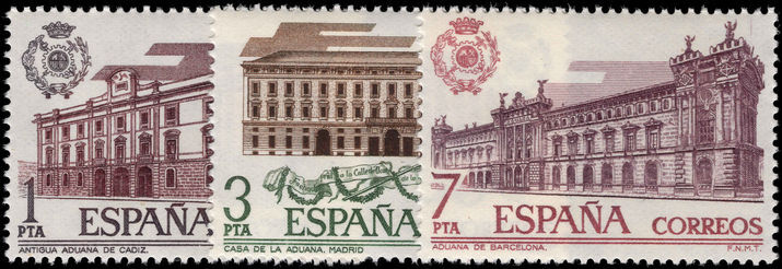 Spain 1976 Spanish Customs Buildings unmounted mint.