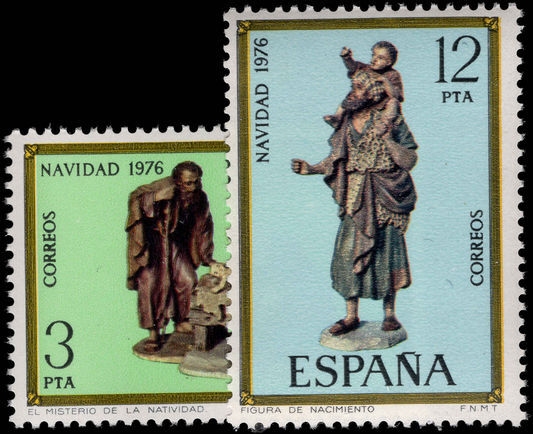 Spain 1976 Christmas unmounted mint.
