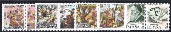 Spain 1978 Anniversaries of Artists unmounted mint.