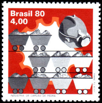 Brazil 1980 Coal Industry unmounted mint.