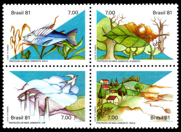 Brazil 1981 Environmental Protection unmounted mint.