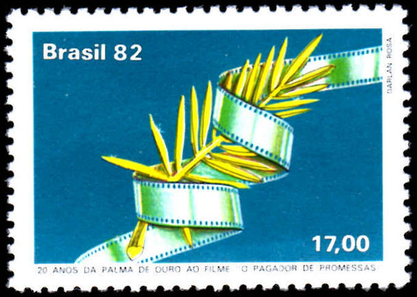 Brazil 1982 Golden Palm Film Award unmounted mint.