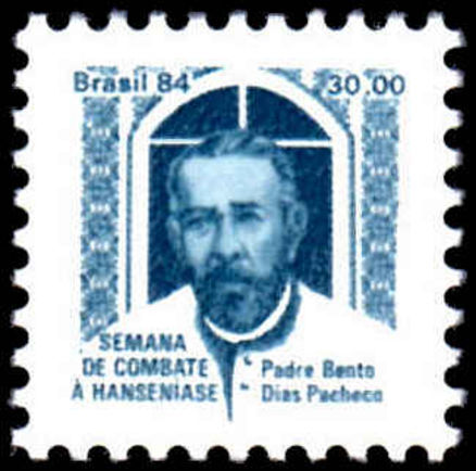 Brazil 1984 Father Bentos Anti-Leprosy unmounted mint.
