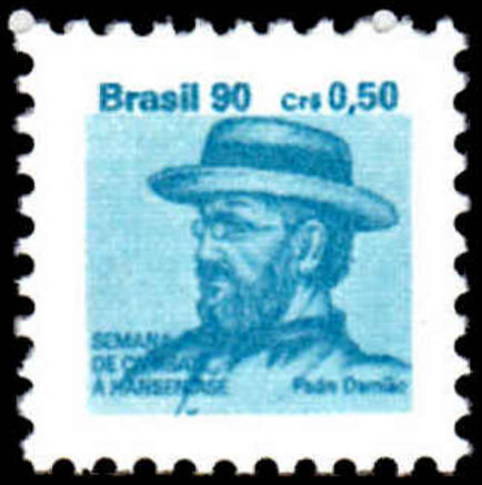 Brazil 1990 Anti-Leprosy Father de Vuester unmounted mint.