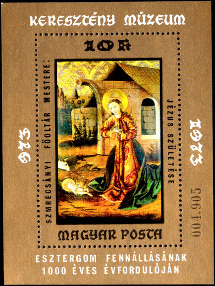 Hungary 1973 Millenary Of Esztergom souvenir sheet unmounted mint.