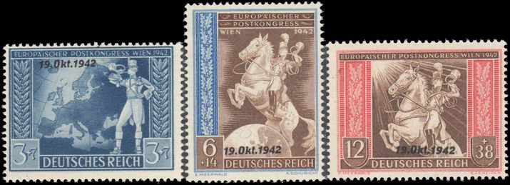 Third Reich 1942 European Postal Agreement unmounted mint.
