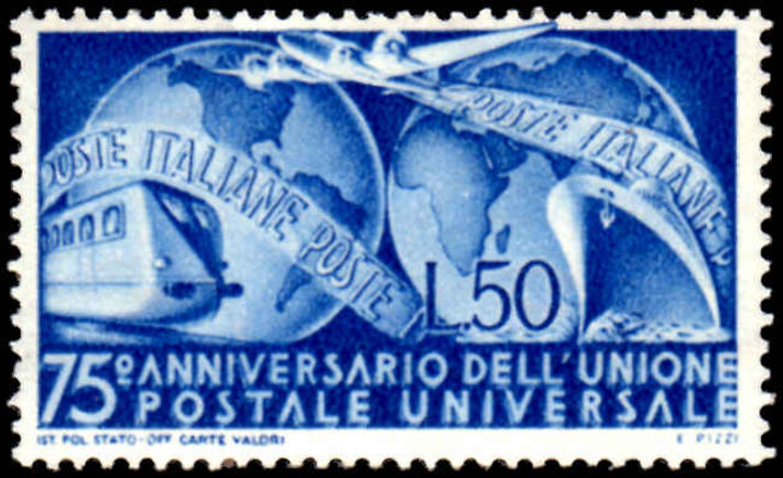 Italy 1949 UPU mint lightly hinged.