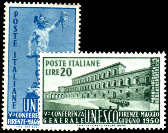 Italy 1950 UNESCO mint lightly hinged.