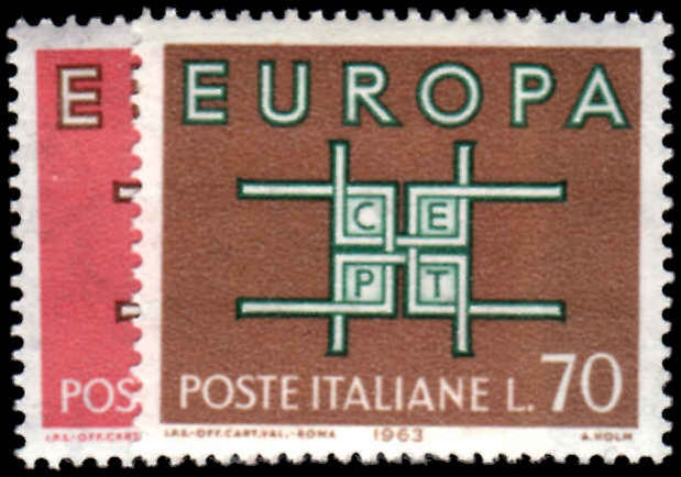 Italy 1963 Europa unmounted mint.