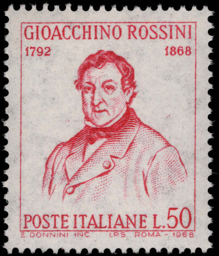 Italy 1968 Rossini unmounted mint.