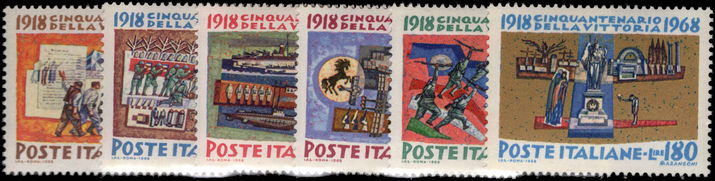 Italy 1968 Victory in World War I unmounted mint.