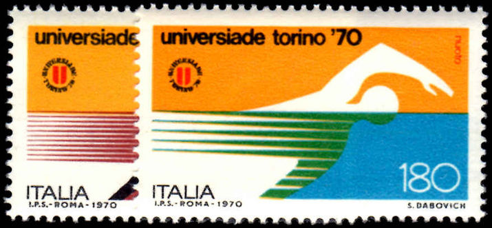 Italy 1970 University Games unmounted mint.