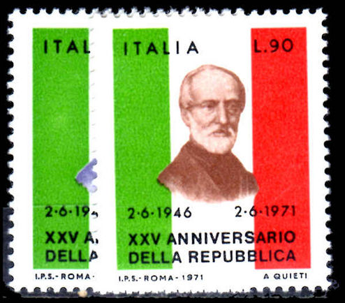 Italy 1971 Republic Anniversary unmounted mint.