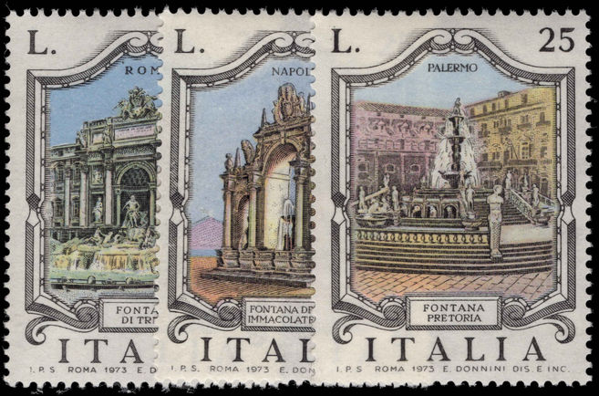 Italy 1973 Italian Fountains (1st issue) unmounted mint.