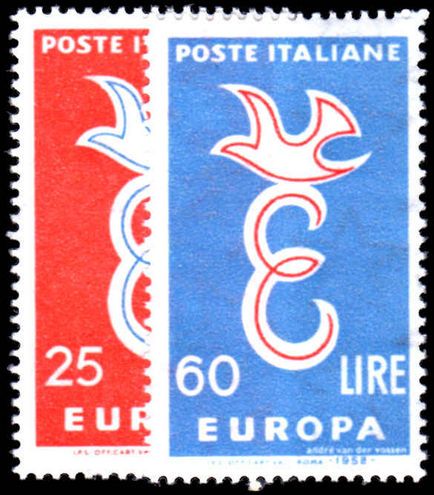 Italy 1958 Europa unmounted mint.