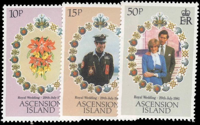 Ascension 1981 Royal Wedding unmounted mint.