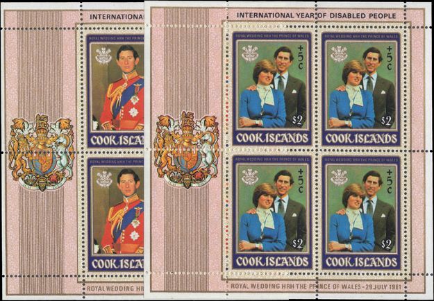 Cook Islands 1981 Year of the Disabled person sheetlets unmounted mint.