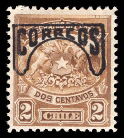 Chile 1904 2c pale brown unmounted mint.