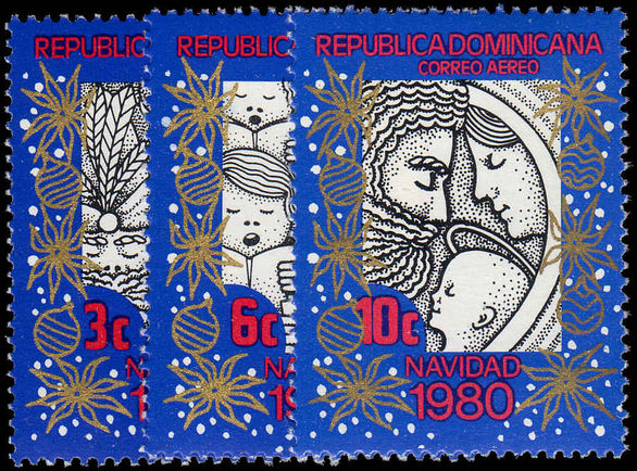 Dominican Republic 1980 Christmas unmounted mint.