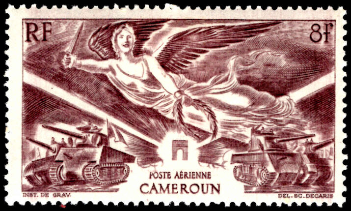 Cameroon 1946 Victory lightly mounted mint.