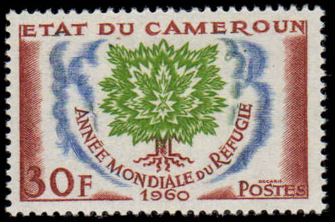 Cameroon 1960 World Refugee Year unmounted mint.