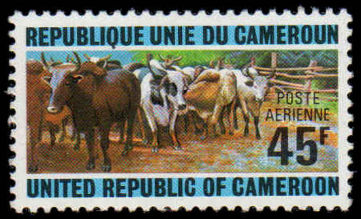 Cameroon 1974 Air Cattle unmounted mint.