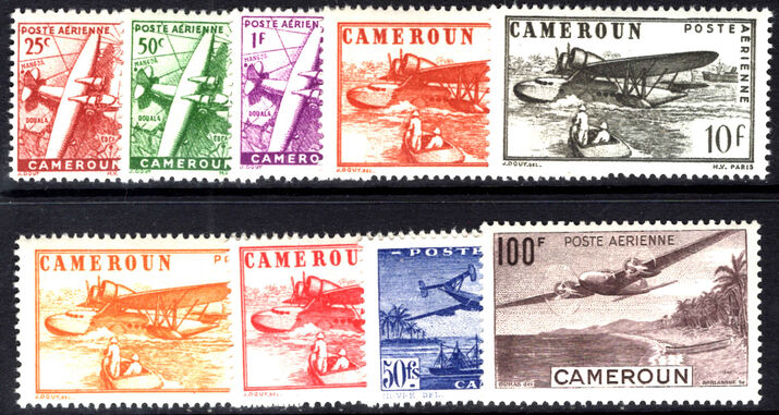 Cameroon 1943-44 Vichy Air set lightly mounted mint.