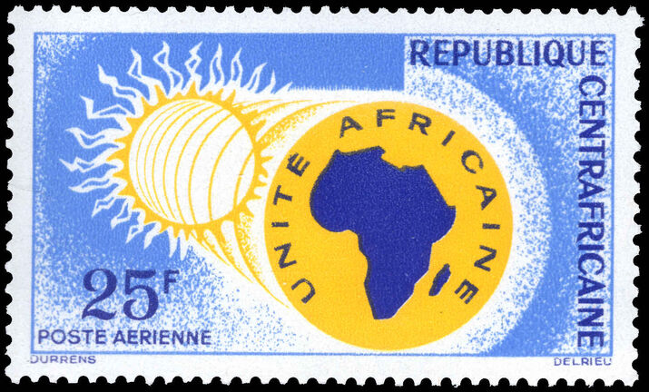 Central African Republic 1963 African Unity unmounted mint.