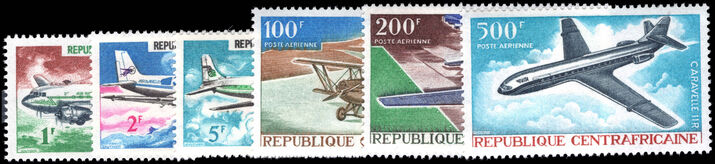 Central African Republic 1967 Aircraft unmounted mint.