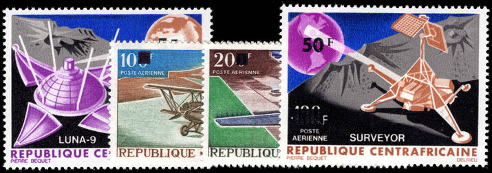 Central African Republic 1968 air provisionals unmounted mint.