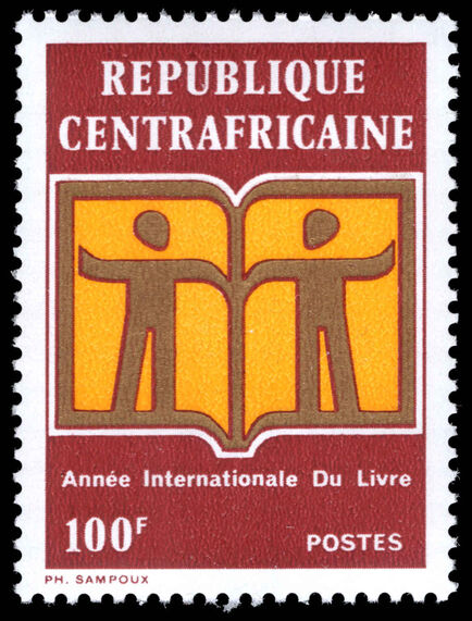 Central African Republic 1972 International Book Year unmounted mint.