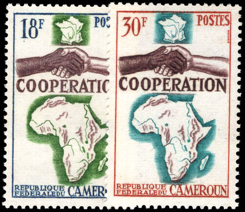 Cameroon 1964 French African and Malagasy Co-operation unmounted mint.