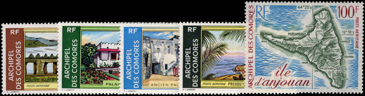 Comoro Islands 1972 Anjouan Landscapes unmounted mint.
