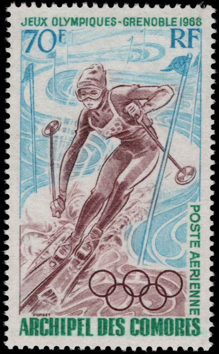 Comoro Islands 1968 Winter Olympics unmounted mint.