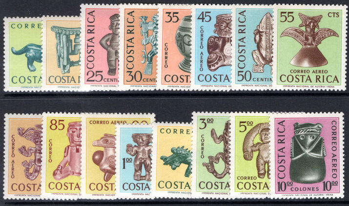 Costa Rica 1963 Archaeological Discoveries unmounted mint.