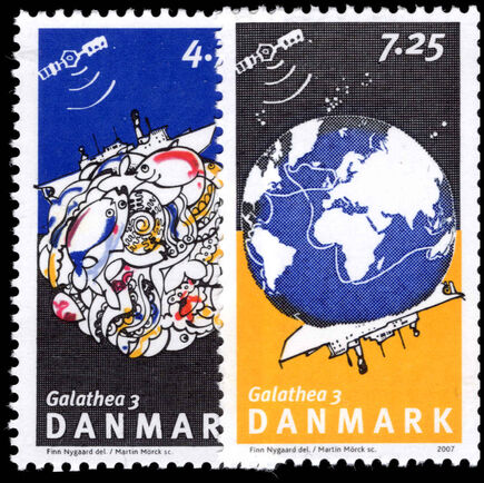 Denmark 2007 Galathea 3 Scientific Research Voyage unmounted mint.